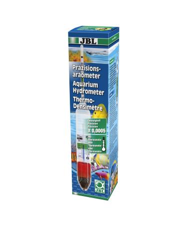JBL Precision Hydrometer 6140800 Density Meter for Saltwater Aquariums With Thermometer plus Measuring Vessel