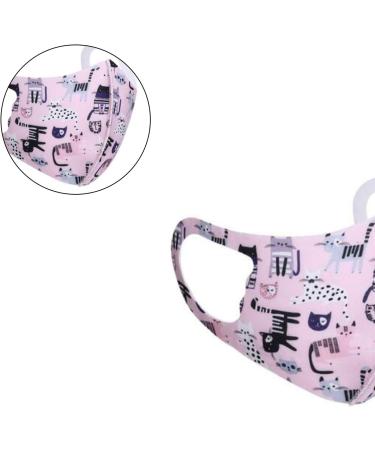 Reusable Cotton Cat Masks for Kids | Breathable & Washable Dust Protection | 2 Pack - Perfect for Sports Outdoor Activities & Pollution - Buy Online on GoSupps.com
