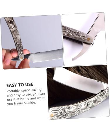 Minkissy 3-PC Manual Steel Razor Set | Men's Safety Razor for Smooth Shaving | Durable & Stylish Bart Tracker - Buy Online on GoSupps.com