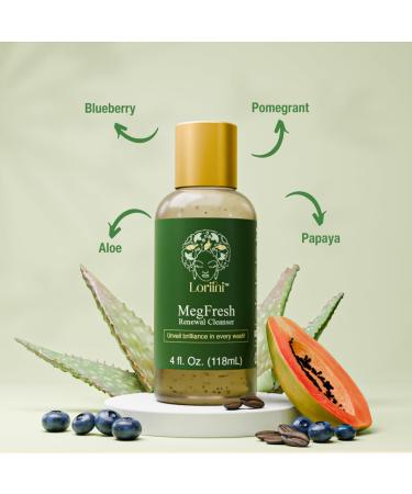 MegFresh Renewal Cleanser | Berry Exfoliating Gel | Natural Scent | 4 fl. oz. | Buy Internationally - Buy Online on GoSupps.com