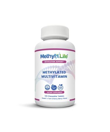 Methyl-Life Chewable Methylated Multivitamin for Children and Adults - L-Methylfolate + Active B12  MTHFR - 30 Adult Servings - Buy Online on GoSupps.com