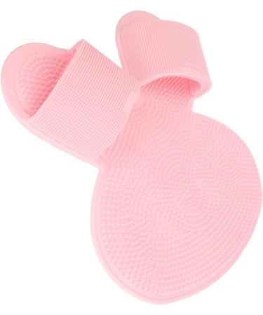 Buy Durable Silicone Foot Scrubber Mat - Easy to Clean Flexible & Multifunctional Shower Foot Cleaner for Men - Pink - Buy Online on GoSupps.com