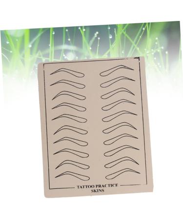 Beavorty 18 Sheets Eyebrow Microblading Skin Vehicle Grab Handles Eyebrow Training Skin Practice Skin - Buy Online on GoSupps.com