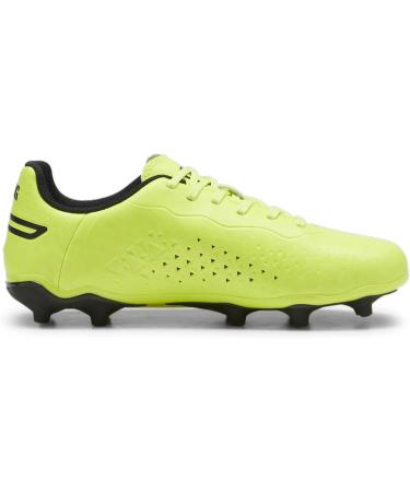 PUMA Unisex Kids King Match FG/AG Jr Track and Field Shoe - Electric Lime/Puma Black/Poison Pink Size 35.5 EU - International Shipping Available - Buy Online on GoSupps.com