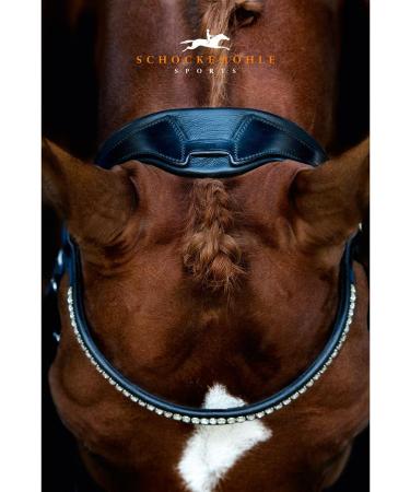 Schockem hle Malibu Anatomic Snaffle Bridle Black for Thoroughbreds - Premium Quality Equestrian Gear Worldwide Shipping - Buy Online on GoSupps.com