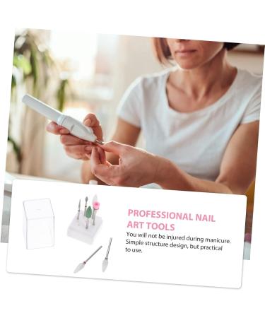 minkissy 1 Set Nail Clipper Grinding Head Ceramic Cuticle Bit Ceramic Tools Nails Cuticle Remover Salon Nail Drill Nail File Carbide Drill Bits Nail Tech Supplies Nylon Nail Clippers Alloy - Buy Online on GoSupps.com