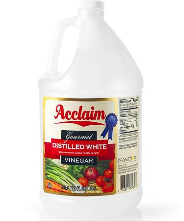 Acclaim All Natural Distilled White Vinegar, 128 Ounces (1 Gallon) - 5% Acidity