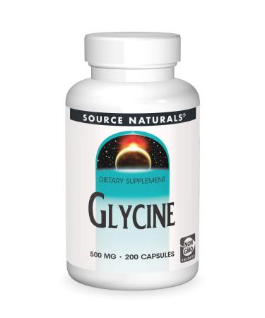 Source Naturals Glycine 500 mg 200 Capsules