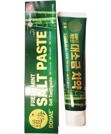 Kpurity 2 Pack of Fresh Mint Bamboo Salt Toothpaste 160g (11.28 (Pack of 2) Fresh Mint) - Buy Online on GoSupps.com