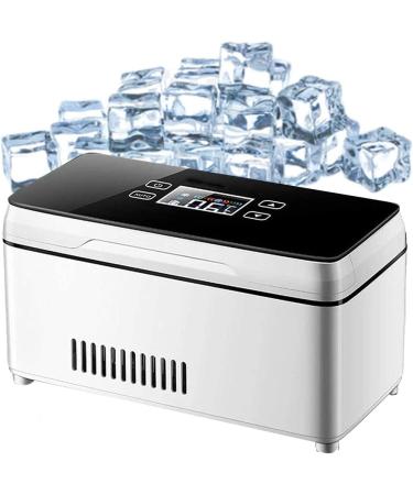 Insulin Cooler Travel Box Capacity Diabetic Medicine Portable Refrigerator Precise Temperature Control with Car Charger&USB (Color : 1battery)