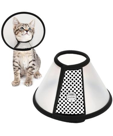 Phcozy 1 Neckkrause for pets pets plastic Elisabethan plastic Elisabethan collar soft cat protective collar of light elisabethan collars for kitten puppies XS (18-22cm)