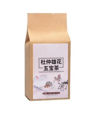Flower Tea Tu Chung Tea Chinese Tea Eucommia Male Flower Ginseng Tea Healthy Tea Man Gift 30 Count in Total