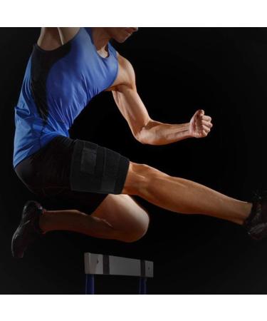 DOACT Thign Brace Adjustable Thigh Compression Sleeve with Silicone Anti-Slip Strips Thigh Support Wrap for Pulled Injury Strain Tendonitis Sprains Strains Torn Muscle Recovery and Rehab Fits Men & Women - Buy Online on GoSupps.com