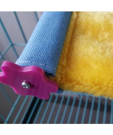 Cozy Winter Bird Nest House Bed Hammock Toy for Parrot Parakeet Cockatiel Conure African Grey - Perfect for Eclectus, Amazon, Lovebird, and More | Ideal for Hamsters, Rats, Chinchillas, and Small Pets - Cage Perch Included - Buy Online on GoSupps.com