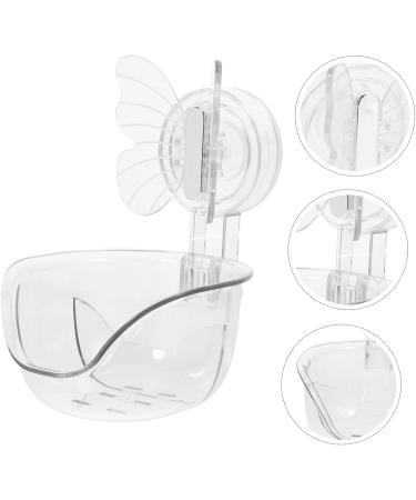 FRCOLOR Transparent Bathroom Storage Rack & Makeup Sponge Holder - Travel Makeup Organizer (14.5x11.4x10cm) - International Shipping Available - Buy Online on GoSupps.com