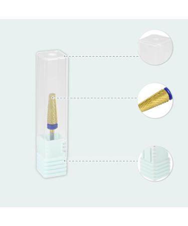 VOCOSTE Nail Drill Bits Tungsten Steel Gold Tone M Medium Teeth - Buy Online on GoSupps.com