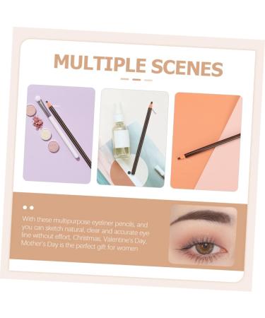 minkissy 2Pcs Brown Eyeliner Liners Eyebrow Pencils Sweatproof Pencil Dark Brown Eyebrow Pencils Eyebrow Pencil Brn Remove Pen Fountain Pen Cosmetics Stereotypes Madam - Buy Online on GoSupps.com