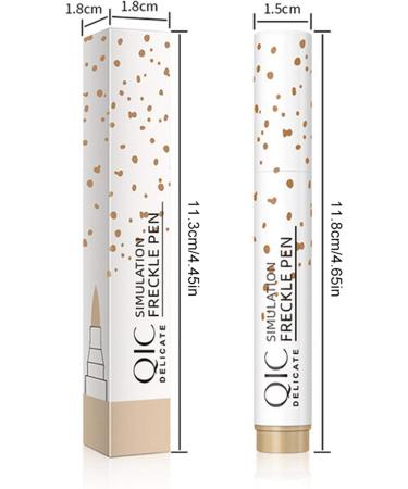 Freckle Pen - Faux Freckles Makeup Pencil | Waterproof & Easy to Use | 2 Pieces Natural Simulation - Buy Online on GoSupps.com