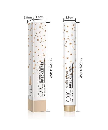 Monshop Freckles Pencil - Waterproof Faux Freckles Makeup Pen for Natural Lifelike Result - Buy Online on GoSupps.com