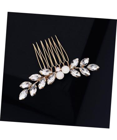 Ipetboom 1pc Rhinestone Disc Hair Comb Wedding Hair Combs for Women Pearl Hair Clip Vintage Bridal Hair Comb Crystal Hair Comb Hair Pin Hair Claw Alloy Rhinestones Headgear Bride - Buy Online on GoSupps.com