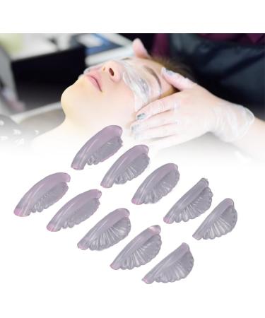 Sonew 5pairs Shell Pink Lash Lift Rod Silicone Self Adhesive Eyelash Curling Pad for Makeup Beauty Salon Washable Reusable 5 Sizes for Different Curled Effects - Buy Online on GoSupps.com