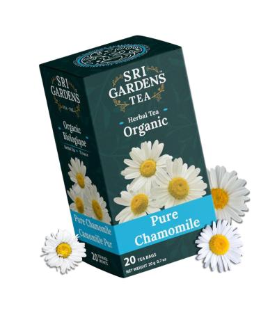 Sri Gardens Tea Pure Chamomile Tea Bags 20 count