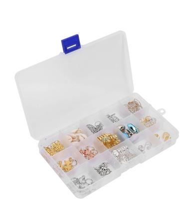 Shop DIY Hair Braid Rings - Snowflake Leaves Pendant Dreadlocks Jewelry Accessories for Unique Hair Styles - Buy Online on GoSupps.com