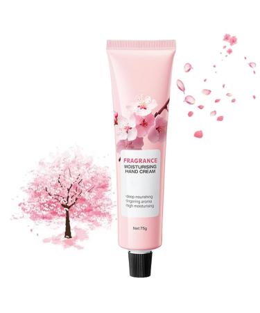 Cherry Blossoms Hand Cream, Repairing Hand Cream – Moisturizing Hand Creams, Long-Lasting Moisturizing, Anti-Drying, Gift and Birthday Gift Set for Christmas Women