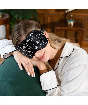 Buy O Bester 100% Pure Mulberry Silk Sleep Eye Mask - 22 Momme Light Blocking Adjustable Band Perfect Gift for Women & Men Relieves Fatigue & Puffy Eyes - Buy Online on GoSupps.com