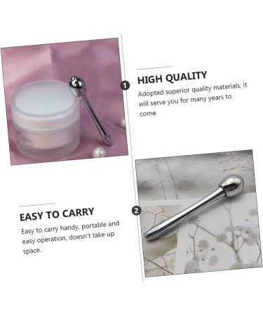 Healeved 1pc Eye Cream Stick Ice Facial Globes Home Tools Eye Cream Board Cooling Facial Stick Skincare Tool Scratchboard Tools Beauty Rod Zinc Alloy Beauty Products Household 7.8x6cm Silver - Buy Online on GoSupps.com