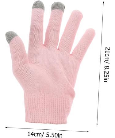 minkissy 1 Pair Pink Gloves Gel Hand Moisturizing Gloves Hand Lotion Gloves Hand Moisturizer Gloves Lotion Moisturizing Gloves Moisturizing Gloves for Women Cotton Ordinary Essential Oil 21x14cm Pink - Buy Online on GoSupps.com