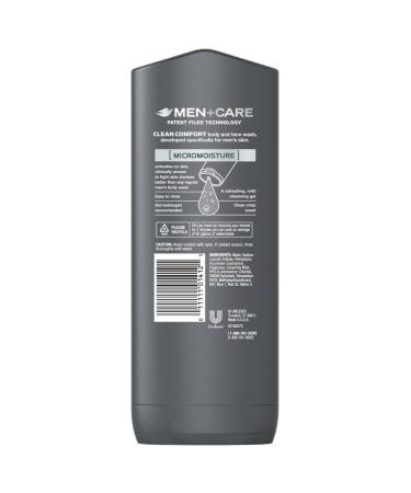Dove Men + Care Clean Comfort Body & Face Wash 13.53 Fl Oz - Pack of 2 - Buy Online on GoSupps.com