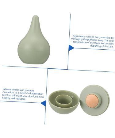 Healeved Oil-absorbing Ball Nutragina Healthy Skin Glabrous Skin Volcano Stone Rolling Bead Facial Volcano Bead Skin Care Volcano Stone Massaging Rolling Volcano Stone Facial Volcano Stone 7.5X5X5CM Green - Buy Online on GoSupps.com