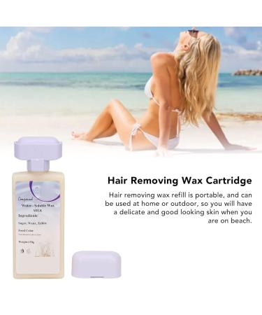 Professional Portable Roll-On Wax Cartridge | Safe & Effective Whole Body Hair Removal (Milk) - Wax Refill for Smooth Skin - Buy Online on GoSupps.com