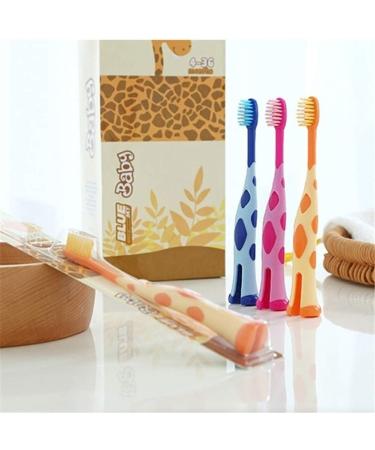 Buy Cute Giraffe Baby Toothbrush - Soft Practical Oral Care for Kids | International Shipping Available - Buy Online on GoSupps.com