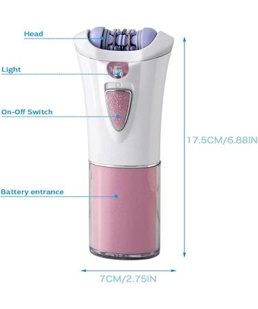 Glabrousskin Facial Hair Remover - Wireless Epilator for Women - Gentle Hair Removal for Face and Body - Buy Online on GoSupps.com