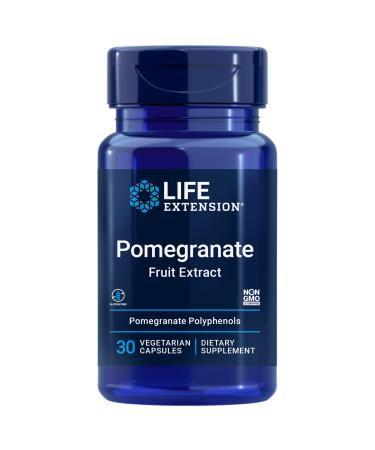 Life Extension Pomegranate Extract 400mg 30 Vegan-friendly Capsules Lab Tested Vegetarian Gluten Free Soy Free Non-GMO