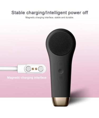 Silicone Facial Cleansing Brush IPX7 Waterproof Mild but Deep Cleaning 15000RPM Vibration Lift Firm and Tone Skin Rechargeable Face Scrub Brush for All Skins Black - Buy Online on GoSupps.com