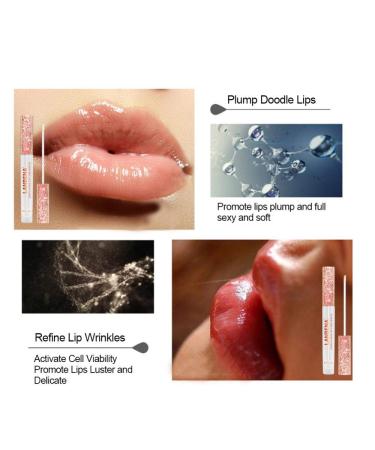 Organic Lip Plumper Serum | Enhances Lip Elasticity | Moisturizing Lip Care Stick | Reduces Fine Lines & Boosts Volume (1PC) - Buy Online on GoSupps.com