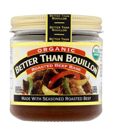Organic Roasted Beef Base - Better Than Bouillon USDA Organic Blendable Base for Flavor 38 Servings - 8 OZ (Pack of 2) - Buy Online on GoSupps.com