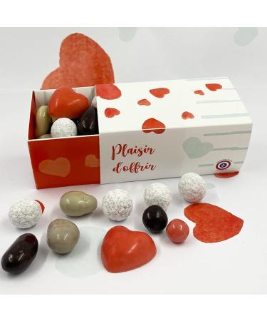 Nova Set of St Valentine Chocolate Hearts 10 x 5 cm