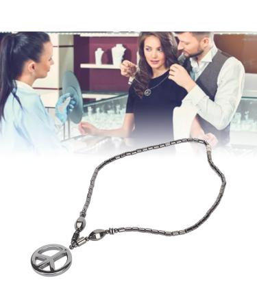 Fatigue Relief Necklace | Anggrek Fashionable Pain & Stress Relief Necklace for Men & Women - Black - Buy Online on GoSupps.com