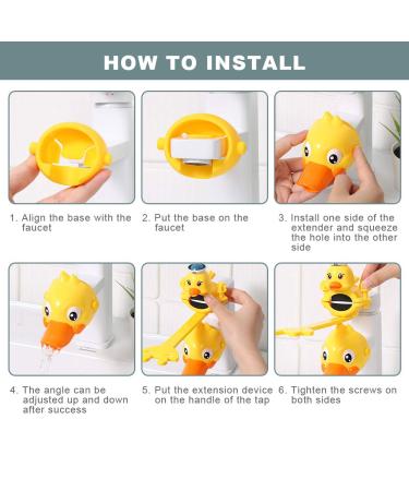 Shop Dzmuero Duck-Shaped Children's Tap Extenders - Adjustable & Convenient Handwashing Solution for Kids - Buy Online on GoSupps.com