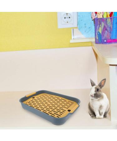 GREENADSCAPE 2pcs Box Rabbit Toilet Rat Cage Bunny Trainer Toilet Small Pets Toilet Bunny Litter Toilet Pp 27.00X18.80X4.00CM As Shown 1 - Buy Online on GoSupps.com