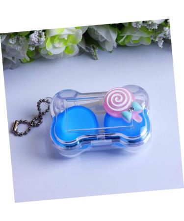 Partykindom Contact Lens Container - Portable Organizer with Mirror for Travel | 6 Sentence Case for Easy Storage - Buy Online on GoSupps.com