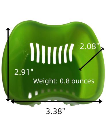 European Dental Retainer Box - Durable Denture Storage Solution in Fruit Green | International Shipping Available - Buy Online on GoSupps.com