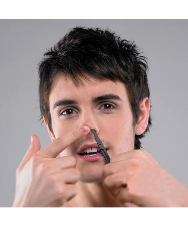 Nose Hair Scissors - Rounded Safety Trimmer for Facial, Ear, Eyebrow, and Beards - Professional Stainless Steel Grooming Tool Kit for Men and Women - Buy Online on GoSupps.com