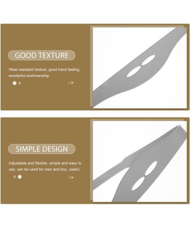 POPETPOP Hair Cutting Fade Guide Adjustable Neckline Shaving Template Curved Silicone Haircut Band for DIY Haircuts Creating Skin Fade Guidelines Grey - Buy Online on GoSupps.com