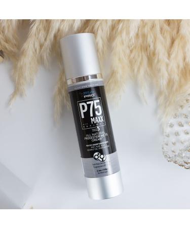 BIOLABS PRO Natural P75 Maxx Progesterone Cream with Retinol - 7000MG - 7.5% Strength - 3 Month Supply - Unscented 3.6oz - Buy Online on GoSupps.com