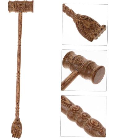 Tovinanna Shoulder Massager - Multifunctional Wooden Handheld Back Massager & Scratch Tap Hammer for Ultimate Relaxation - Buy Online on GoSupps.com